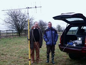 TETRA signal measuring at Bow Hill Farm, East Marden